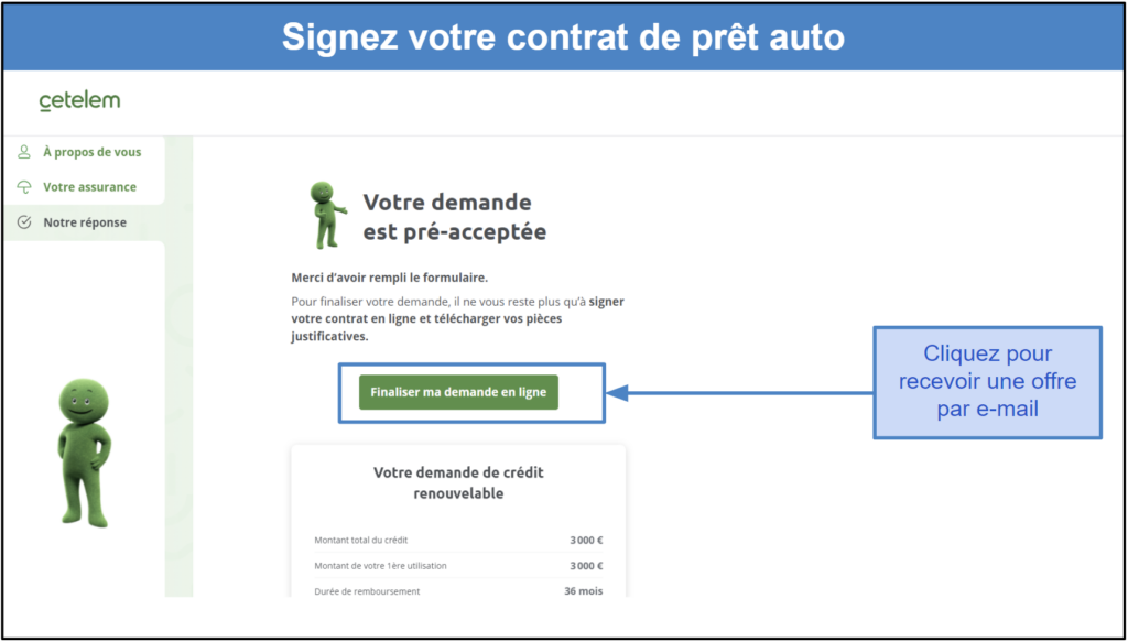 Étape 3&nbsp;: Signez votre contrat électroniquement et envoyez vos justificatifs