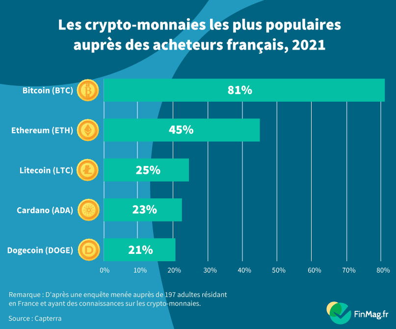 Bitcoin, la crypto-monnaie la plus populaire en France